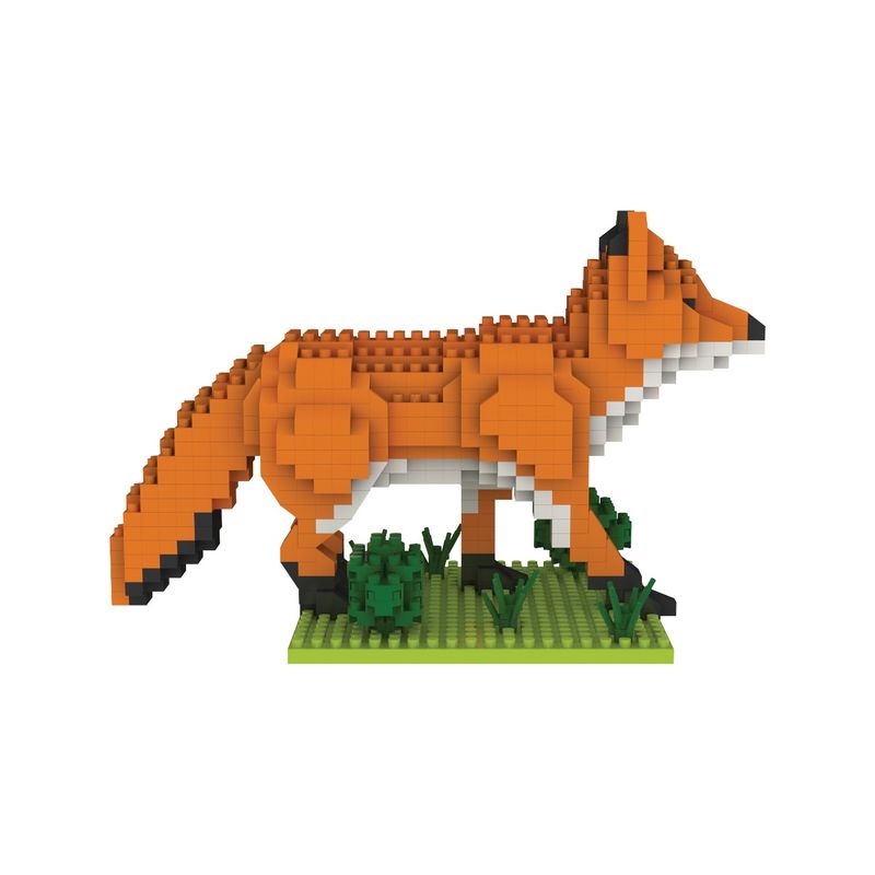 Mini Building Blocks Med Red Fox