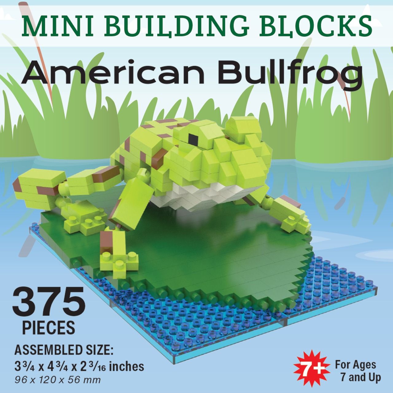 Mini Building Blocks Med Bullfrog
