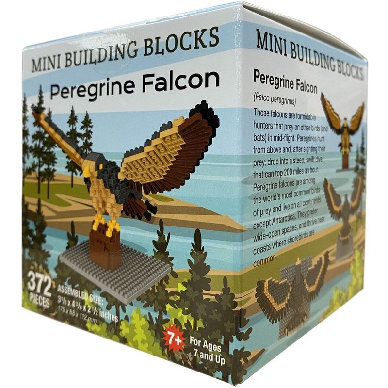 Mini Building Blocks Med Peregrine Falcon
