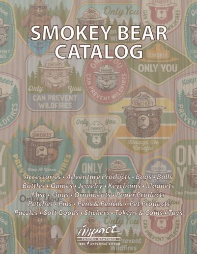 Puffy Sticker Sheet Smokey Bear