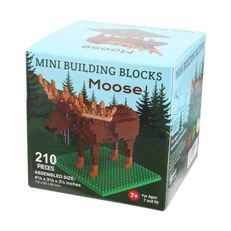 Mini Building Blocks Med Moose