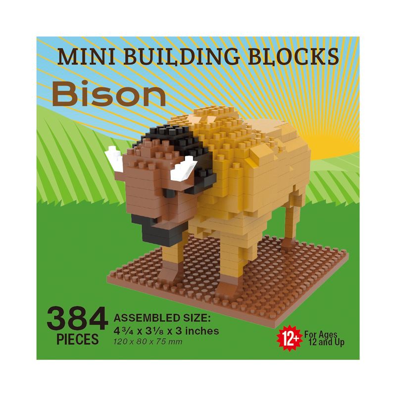 Mini Building Blocks Med Bison