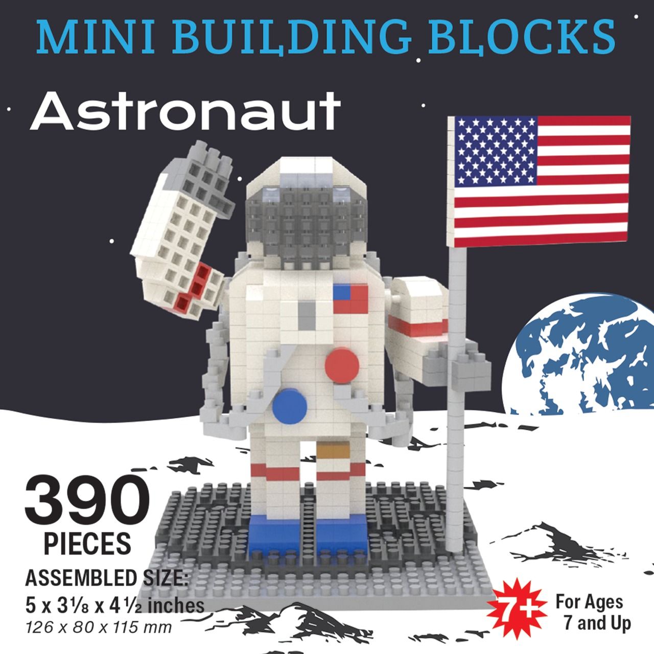 Mini Building Blocks Med Astronaut