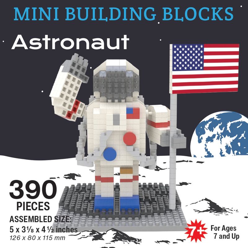Mini Building Blocks Med Astronaut