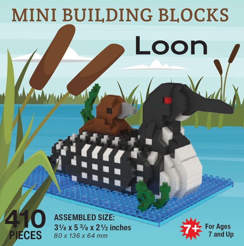 Mini Building Blocks Med Loon