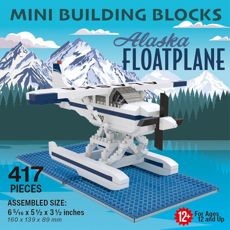 Mini Blocks Custom Med Alaska Float Plane
