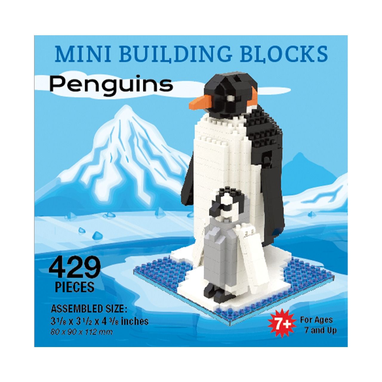Mini Building Blocks Med Penguin