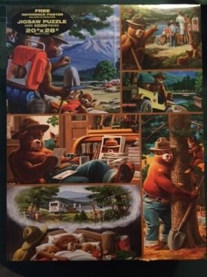 20x28 1000 Piece Puzzle Smokey Bear