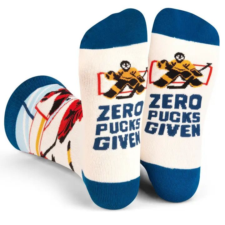 Zero Pucks Given Hockey Socks | Lavley