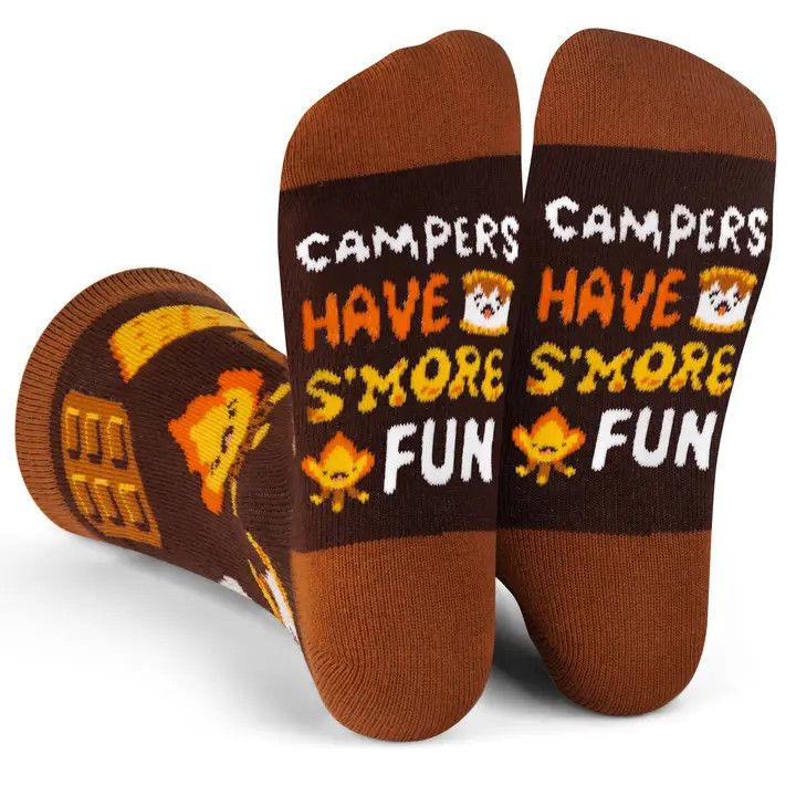 Campers Have S'more Fun (Kids) Socks | Lavley