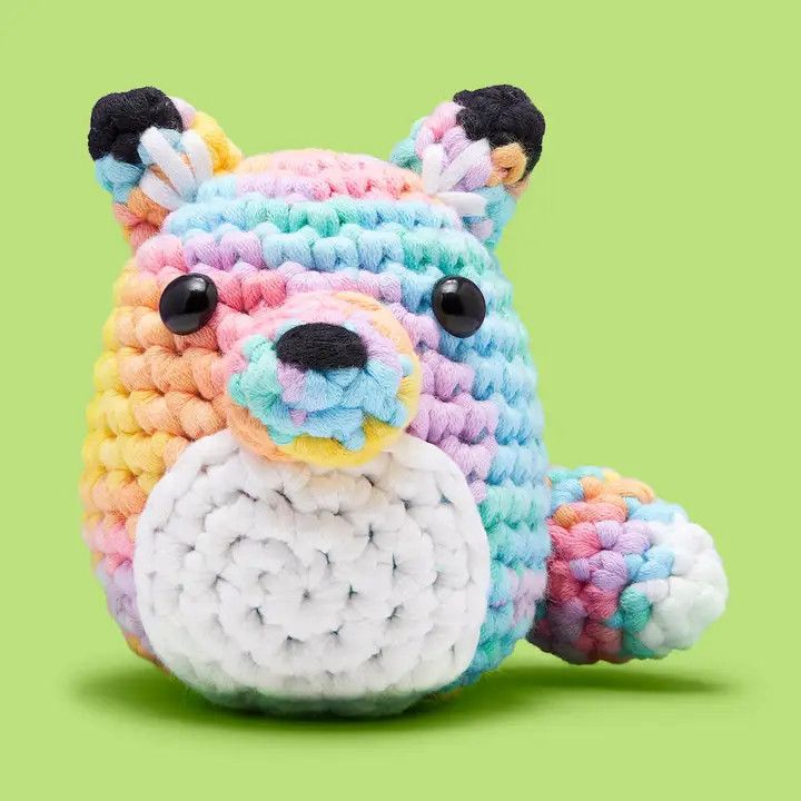Pastel Fox Crochet Kit | The Woobles