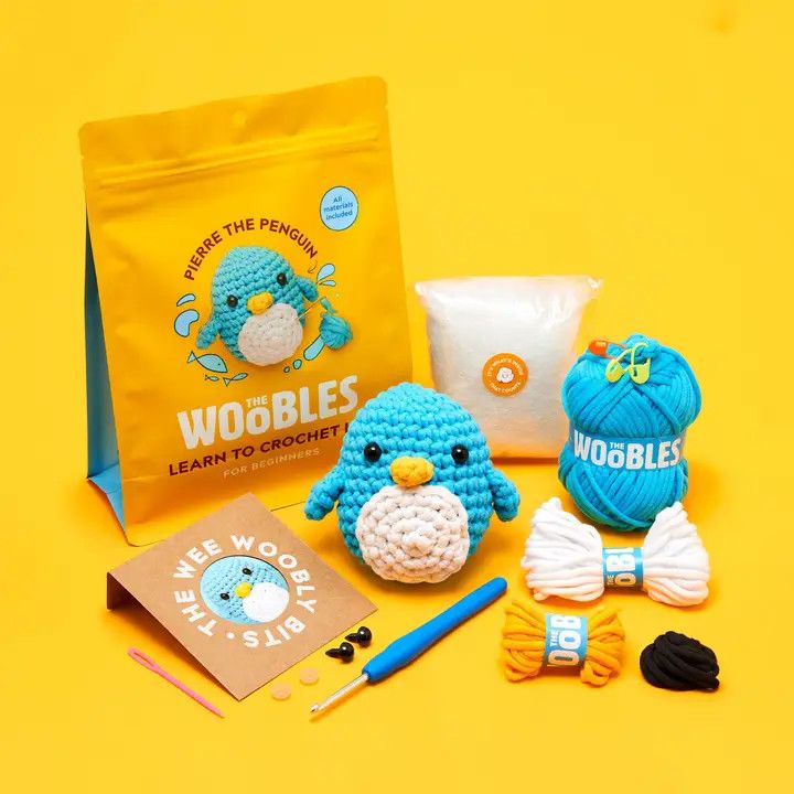 Pierre the Penguin Beginner Crochet Kit | The Woobles