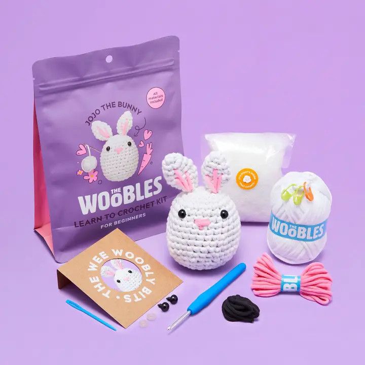 Jojo the Bunny Beginner Crochet Kit | The Woobles