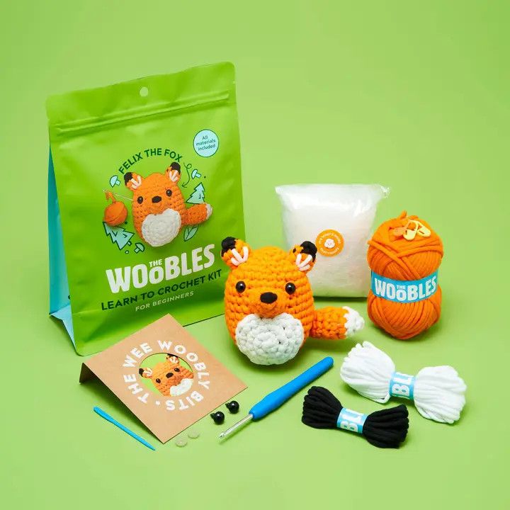 Felix the Fox Beginner Crochet Kit | The Woobles