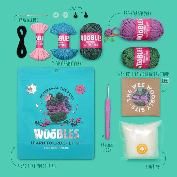 Esperanza the Fairy Crochet Kit | The Woobles