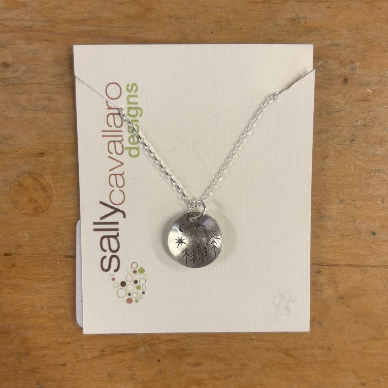 Tree Moon Star Necklace