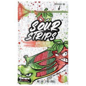 Sour Strips Tropical Mango 3.4oz Peg Bag