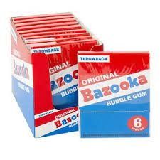 Bazooka Throwback Bubble Gum Wallet