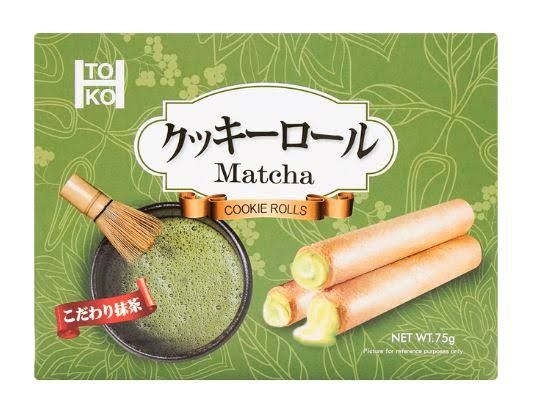 Limited Import - Toko Matcha Cookie Rolls, 2.64oz