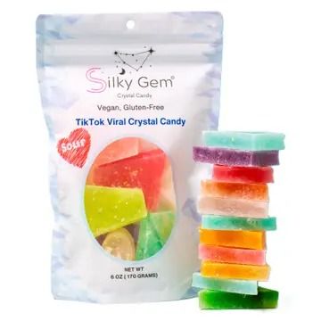 Silky Gem Crystal Candy Sour Bites 6oz