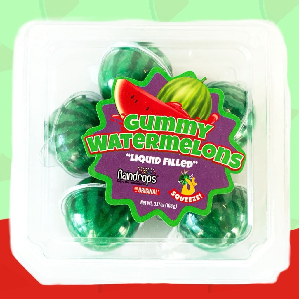 Raindrops Gummy Liquid Filled Sour Apples 3.17oz