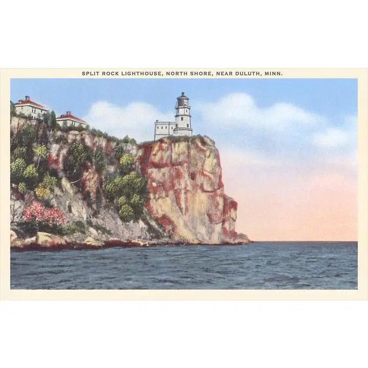 Postcard MN-393 Split Rock Lighthouse, Duluth