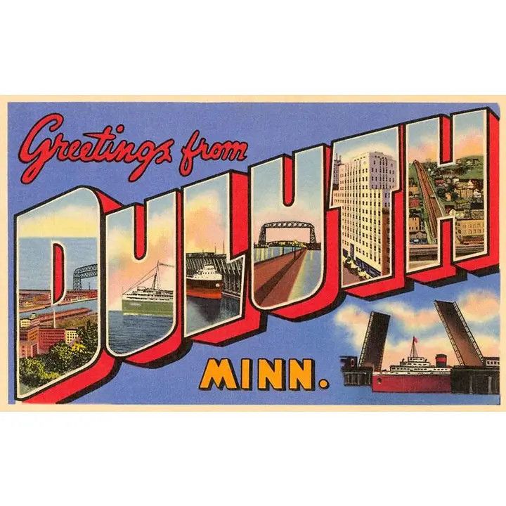 Postcard MN-208 Greetings from Duluth