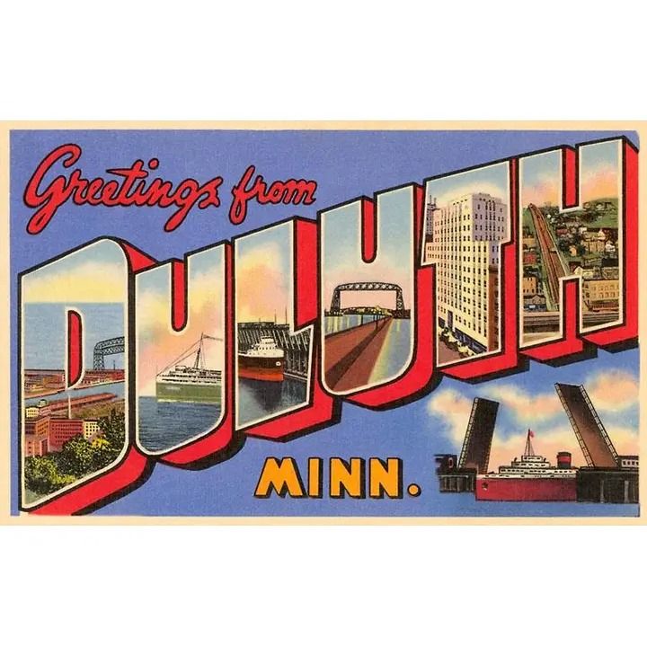 Postcard MN-208 Greetings from Duluth