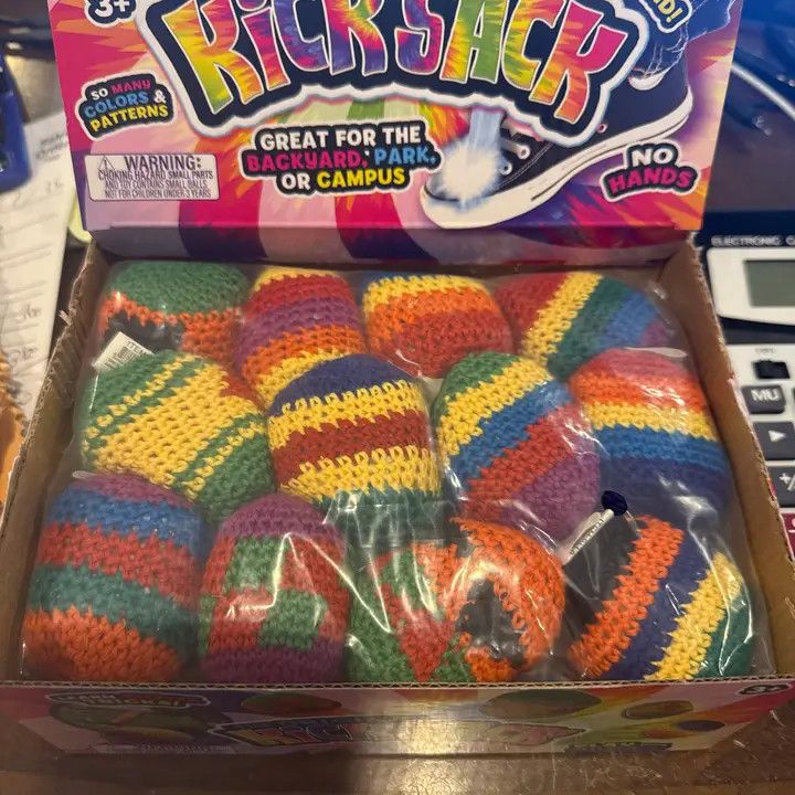 The Original Kick Sack Foot Bag Rainbow Knit Kick Sack Foot 