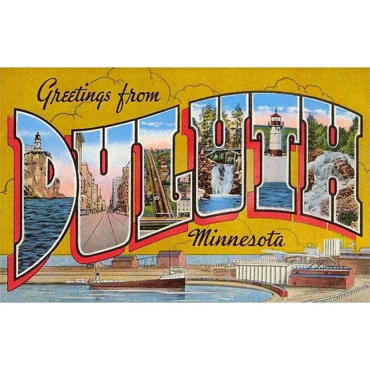 Postcard MN-207 Greetings from Duluth