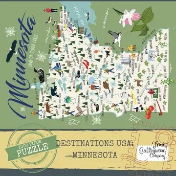 Minnesota 1000 Piece Jigsaw Puzzle