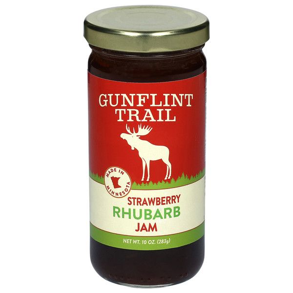 Gunflint Trail Jam, Strawberry Rhubarb | Jams By Jan