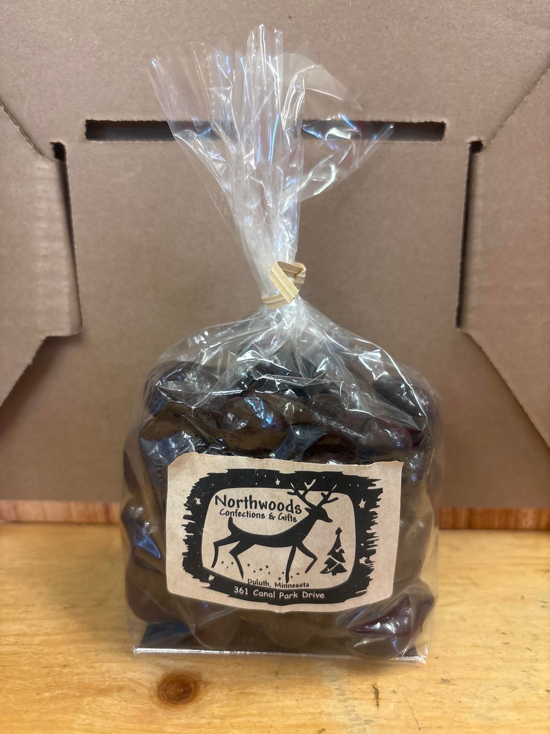Dark Chocolate Amaretto Pecans 12oz