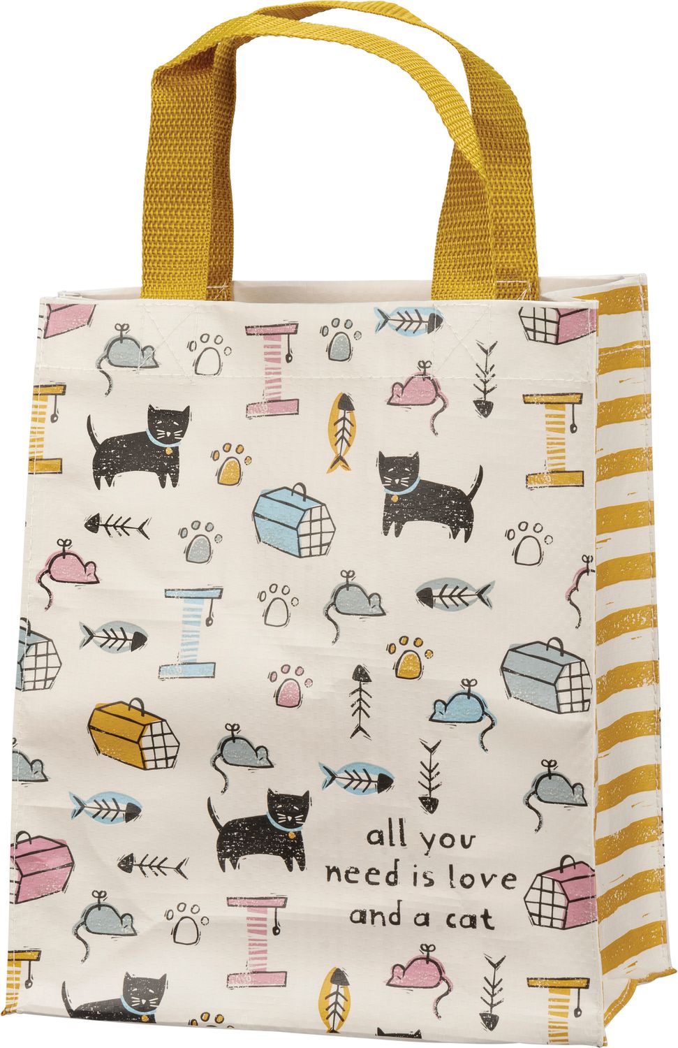 Love And A Cat Daily Tote | Primitives by Kathy