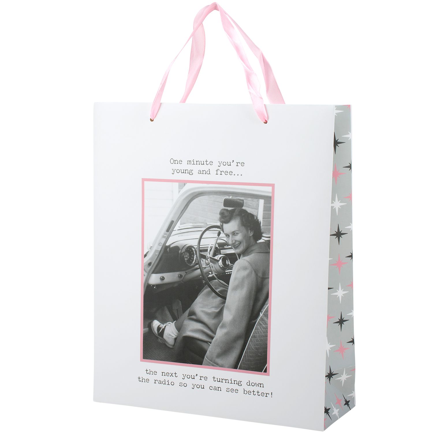 Gift Bag Med - Young And Free | Primitives by Kathy