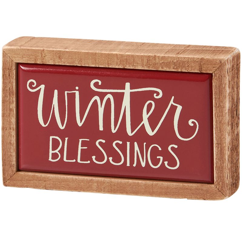 Box Sign Mini - Blessings | Primitives by Kathy