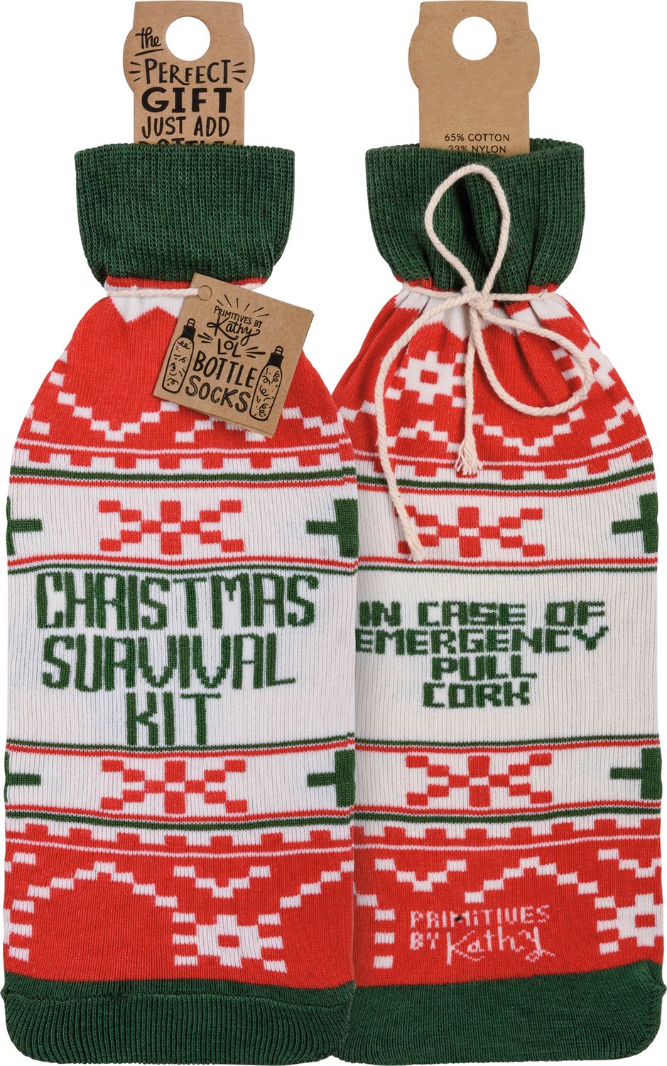 Bottle Cover - Survival Kit | Primitives by Kathy