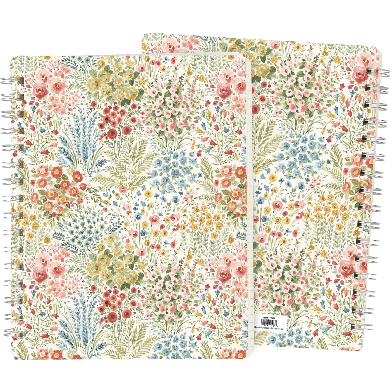 Mixed Floral Spiral Notebook | Primitives by Kathy