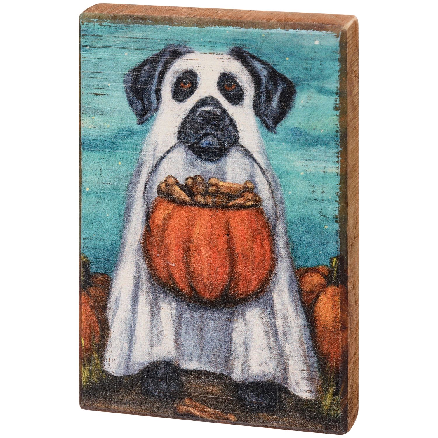 Block Sign - Ghost Dog | Primitives by Kathy