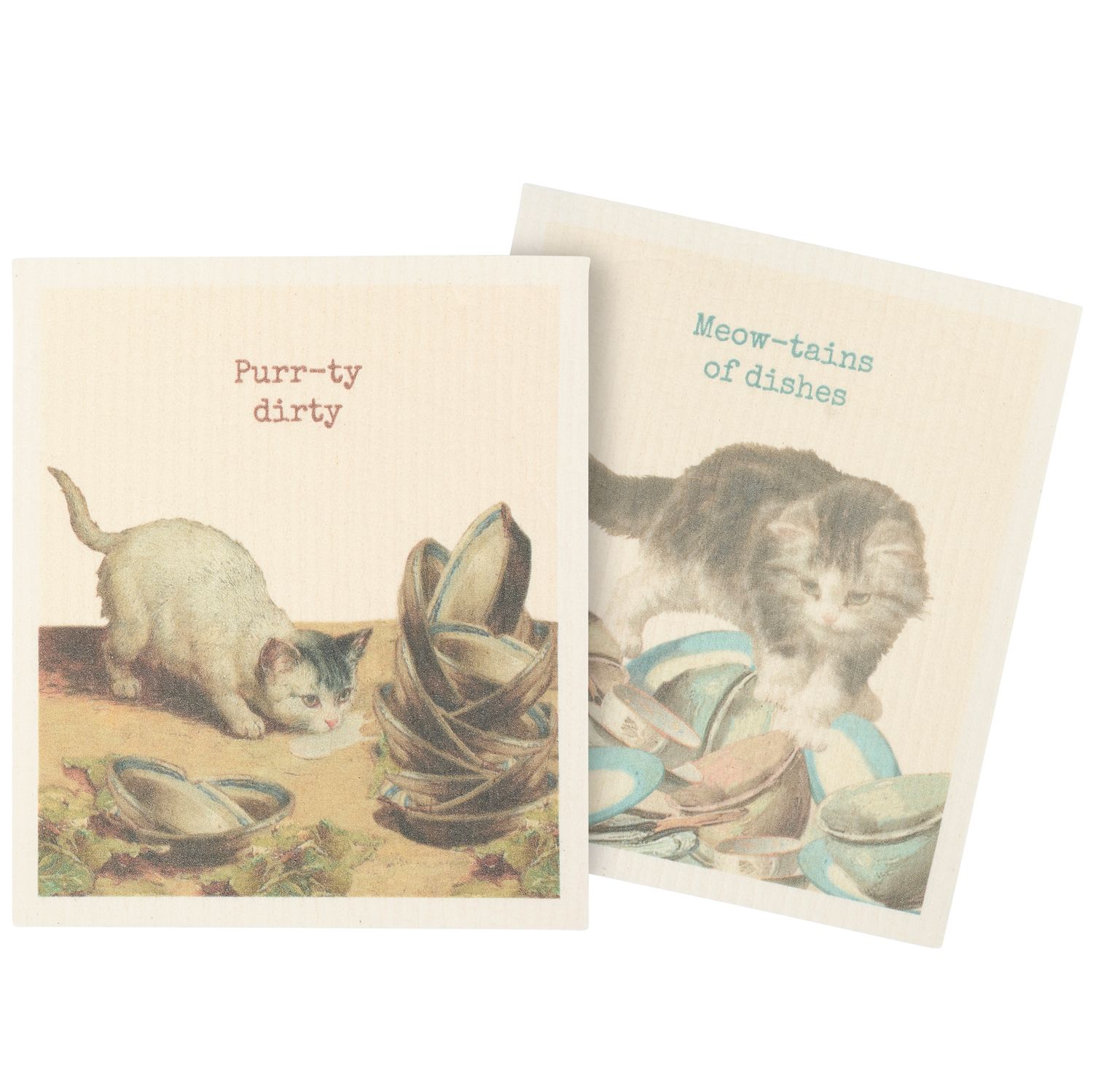 Swedish Cloth Set - Purr-ty | Primitives by Kathy