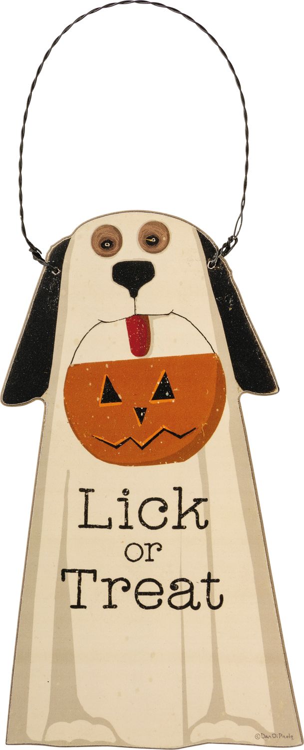 Hanging Decor - Lick Or Treat | Primitives by Kathy