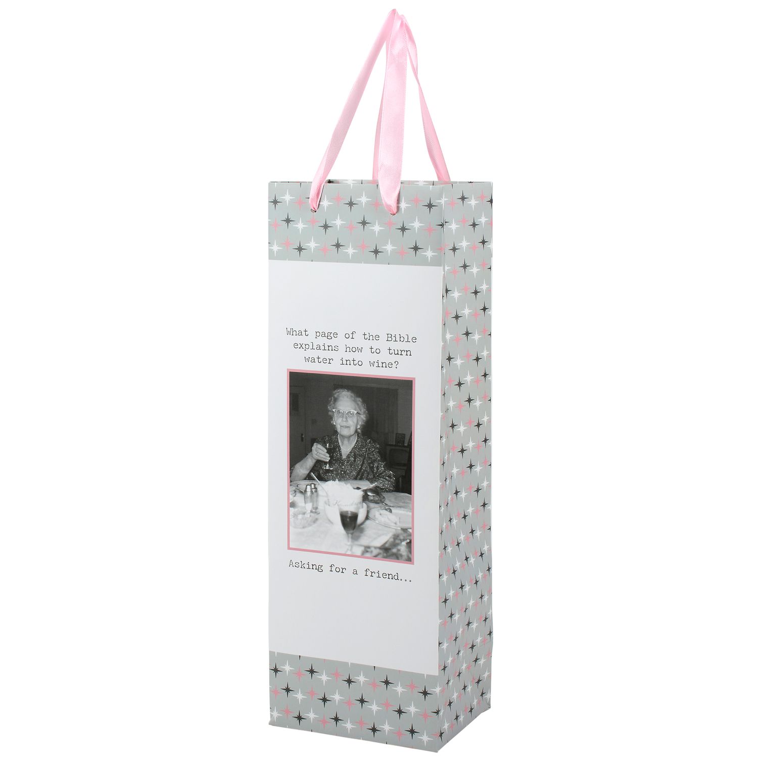 Gift Bag Bottle - Watr To Wine | Primitives by Kathy