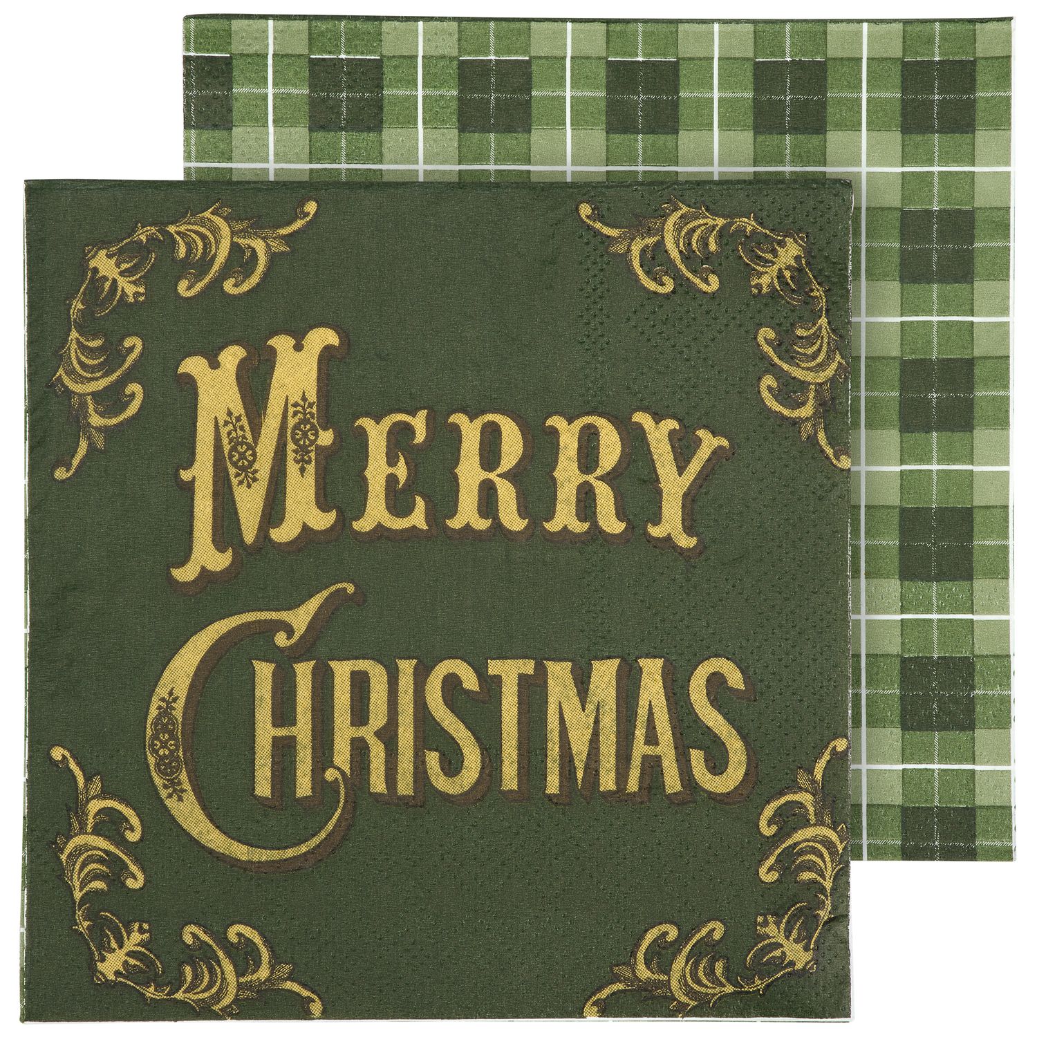 Beverage Napkin - Merry Xmas | Primitives by Kathy