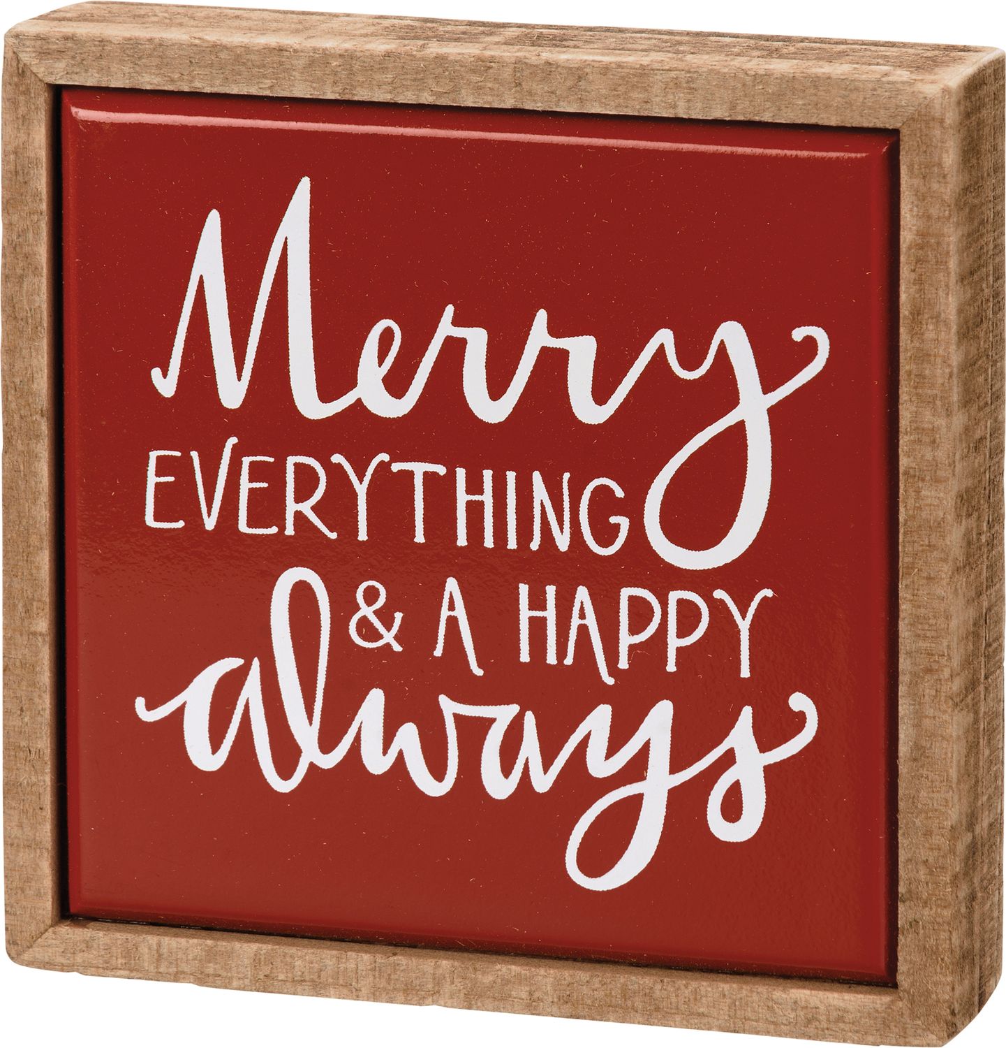 Box Sign Mini - Happy Always | Primitives by Kathy