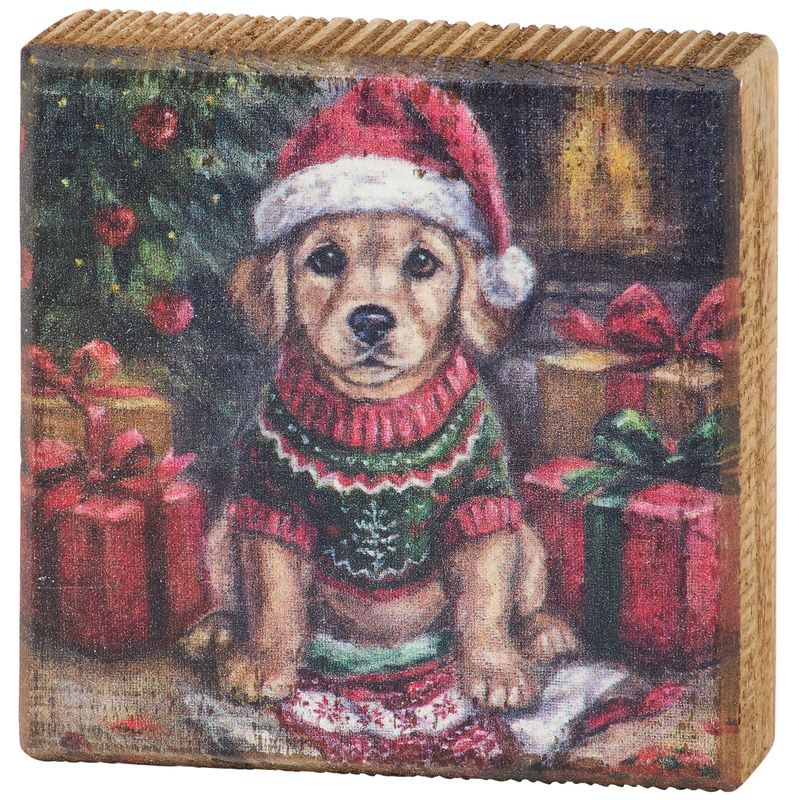 Block Sign - Puppy Mischief | Primitives by Kathy