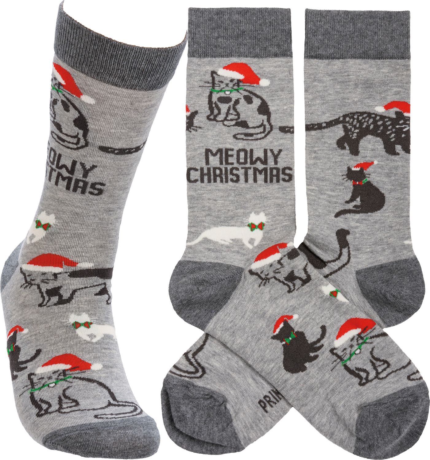 Socks - Meowy Christmas | Primitives by Kathy