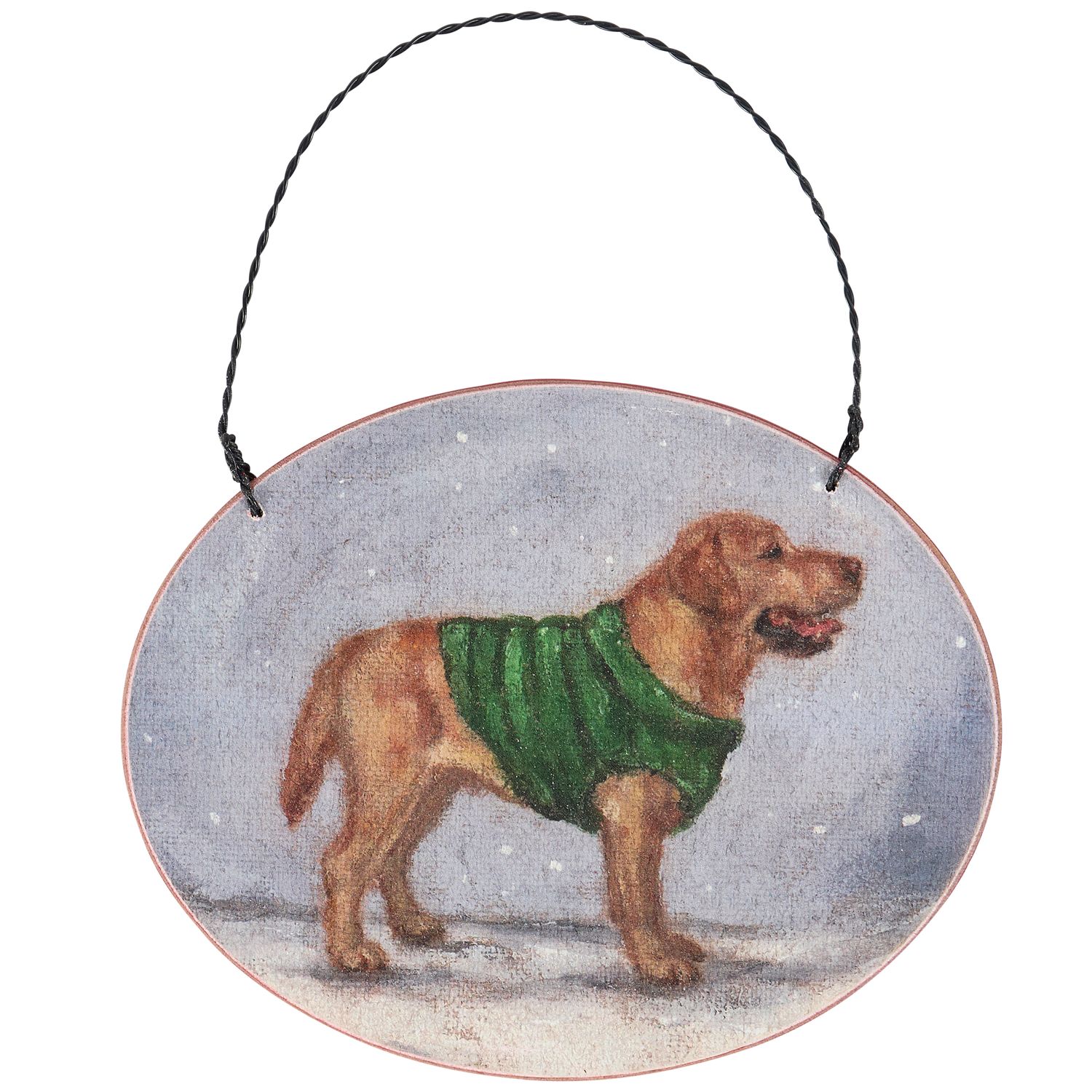 Xmas Orn - Cozy Lab Yellow | Primitives by Kathy