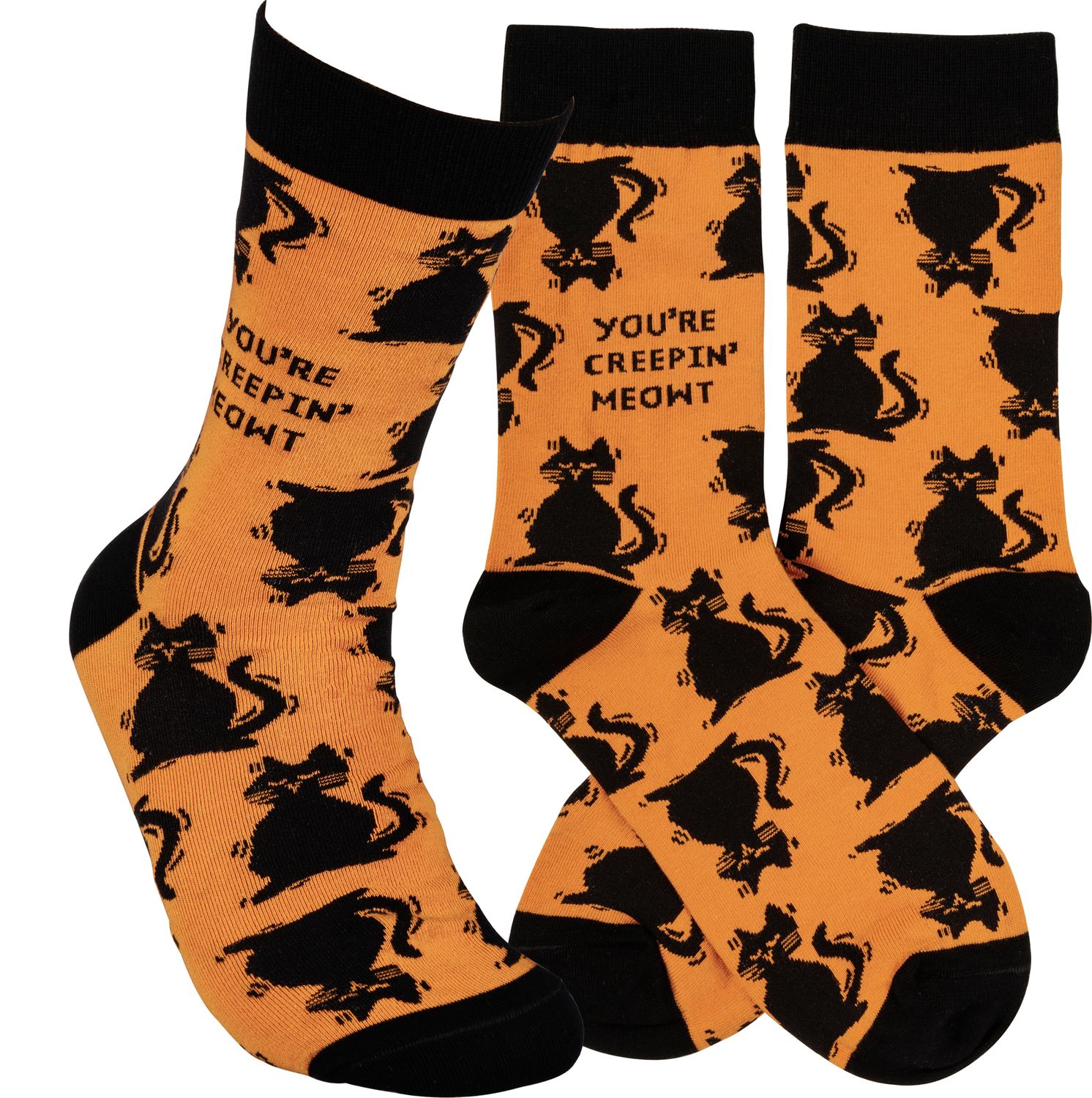 Socks - Creepin' Meowt | Primitives by Kathy