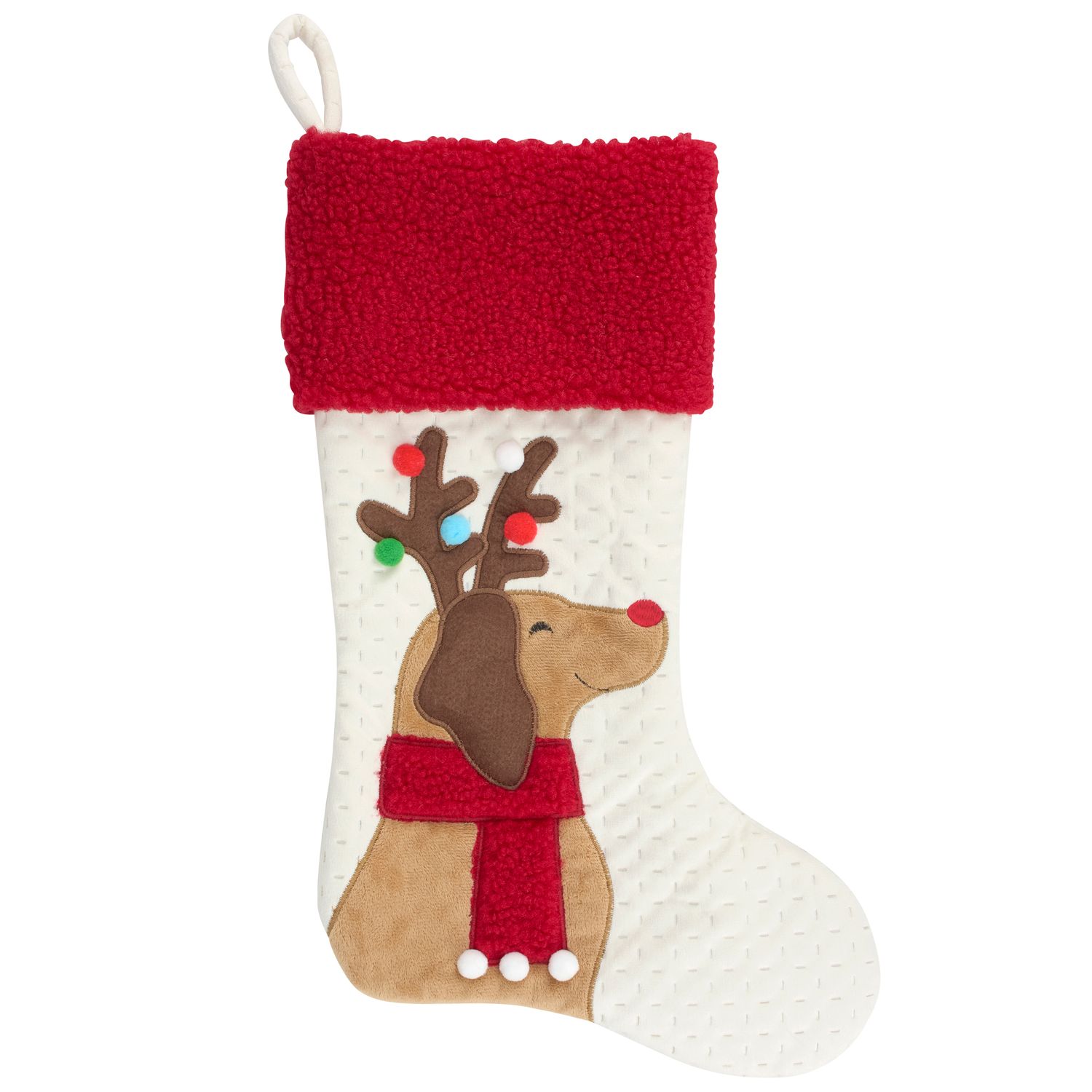 Stocking - Antlered Dog | Primitives by Kathy