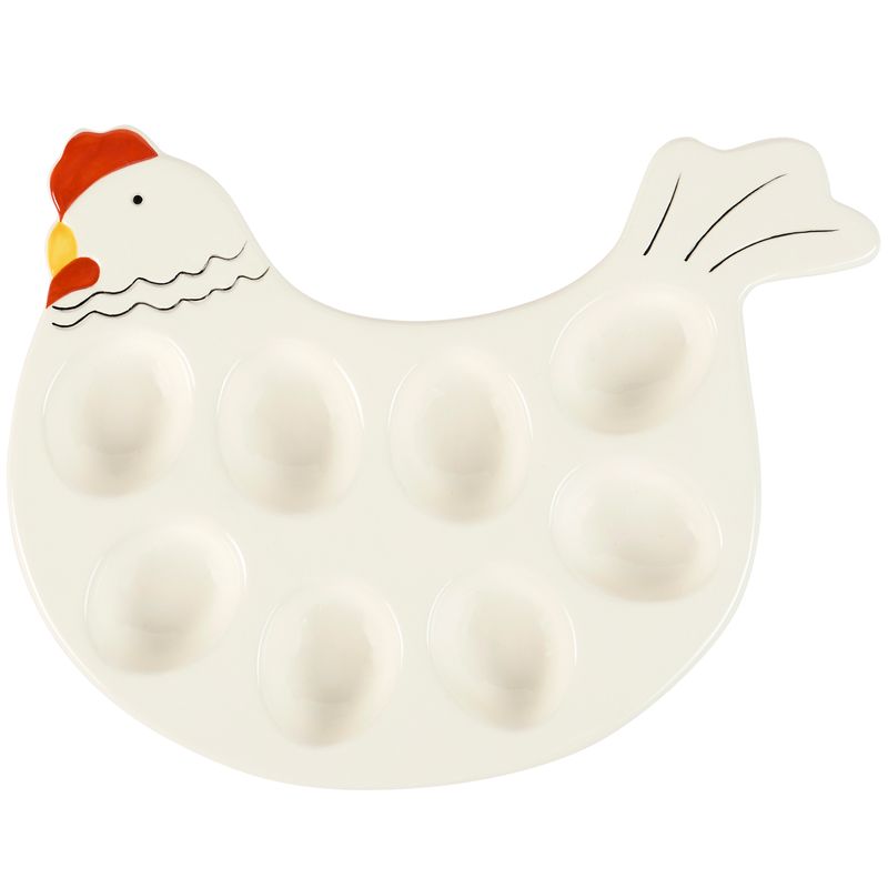 Chicken Deviled Egg Platter | Primitives by Kathy
